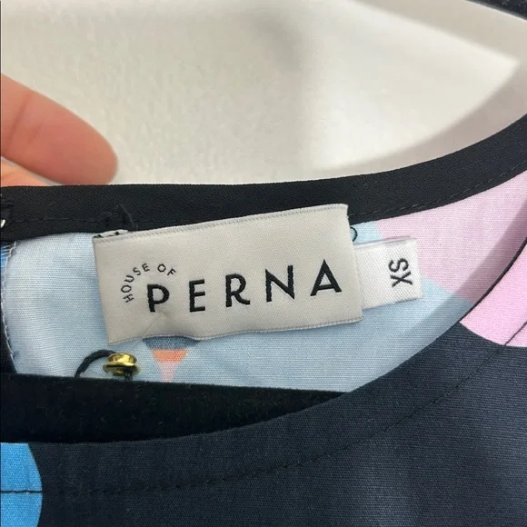 House of Perna Colorful Margie Dress Pop Bloom size Women’s XS, like new! - Picture 3 of 8